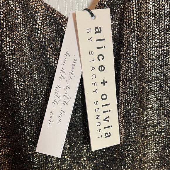 Alice + Olivia Delora Snake Skin Mini Dress - Picture 6 of 8